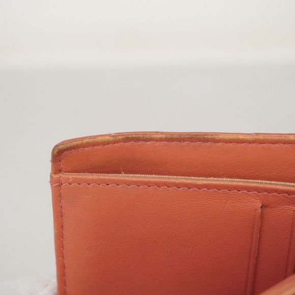 Chanel Matelasse Brilliant Wallet in Orange Patent Leather with Silver Hardware - Picture 10 of 10